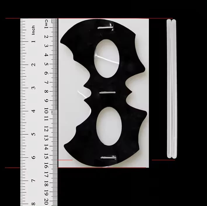 Halloween & Day of the Dead Glow Mask Bat Eye Mask Costume Black Bat Mask Dress Up Adult Children Eye Mask Costume Accessories