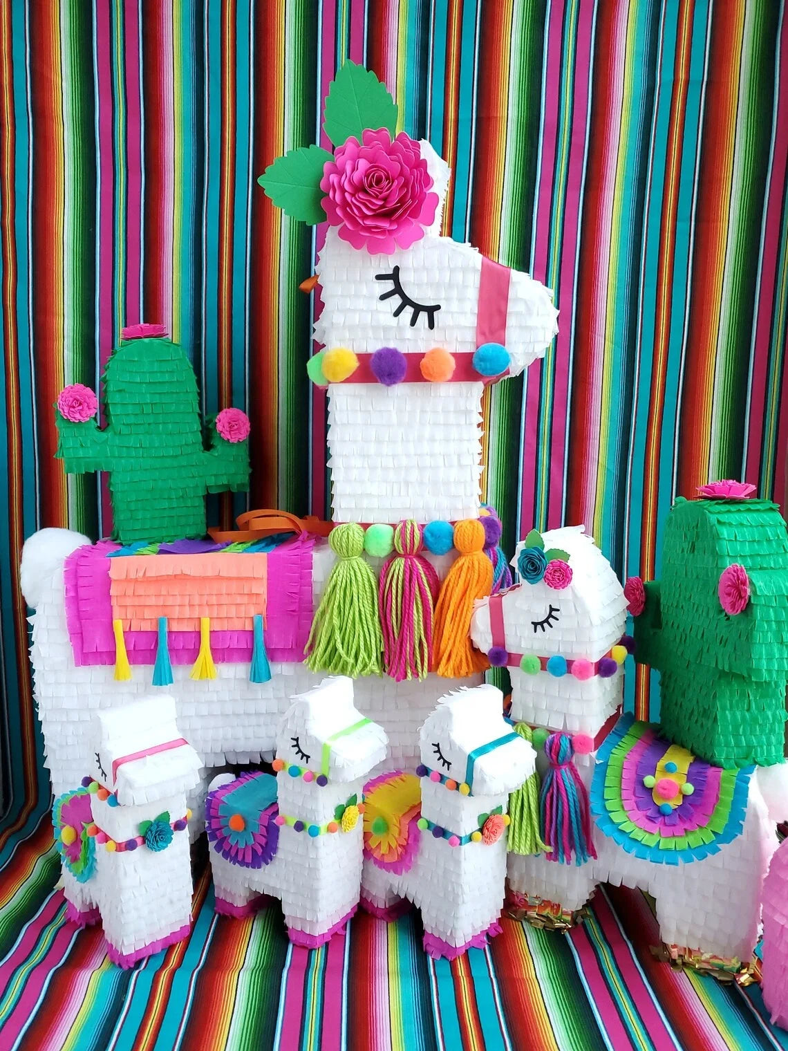 Birthday Party 2 May 5th Carnival Decoration Llama Pine Party Decoration Llama Birthday Pine