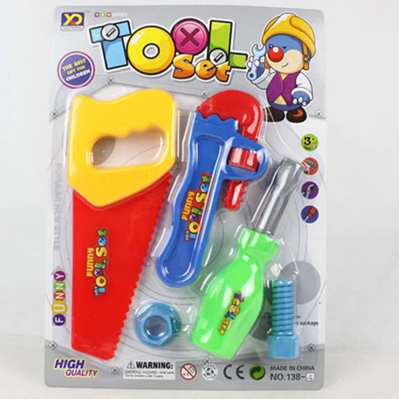 Birthday Party 2 Pretend Cosplay Costume Cosplay Engineer Toy Set Children's Birthday Gift Boy Wrench Set Engineer Toy