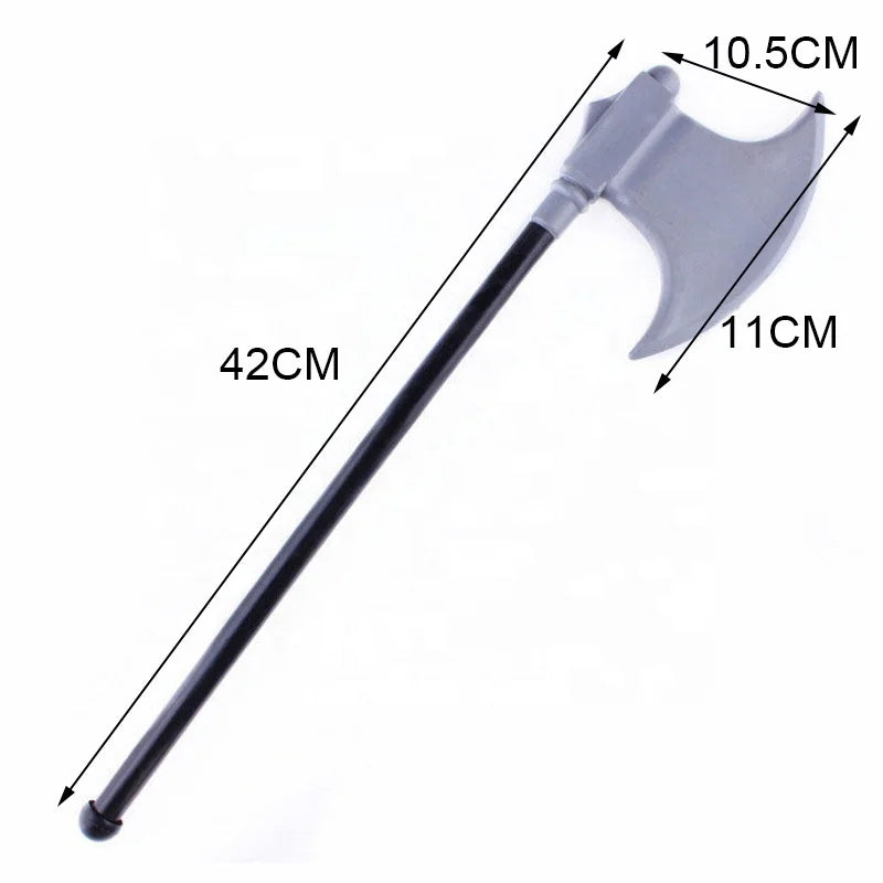 Halloween &amp; Day of the Dead Funny Halloween Props Plastic Sickles and Forks and Plastic Axes Plastic Devil Weapons 