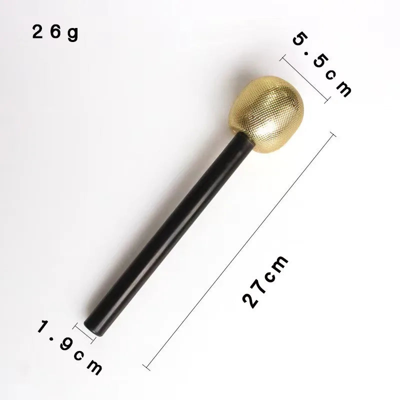 Halloween & Death Day 1pcs Themed Party Rockstar Cosplay Props Costumes Party Accessories Microphone Speaker Fake Karaoke Props Simulation Microphone