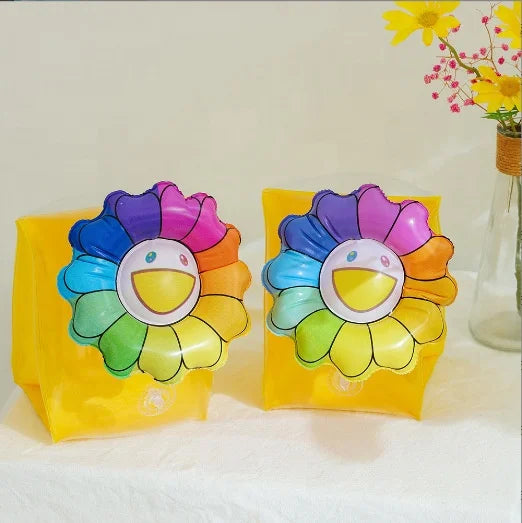 Festa de Aniversário 2 Jaqueta Desenho Animado Natação Braço Flutuante Braçadeira de Natação Masculino Feminino Boia de Natação 