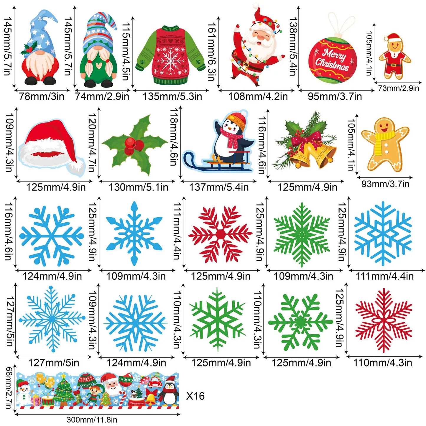 New to Colored Wall Tree Board Christmas Party Sticker Set Christmas Decorations