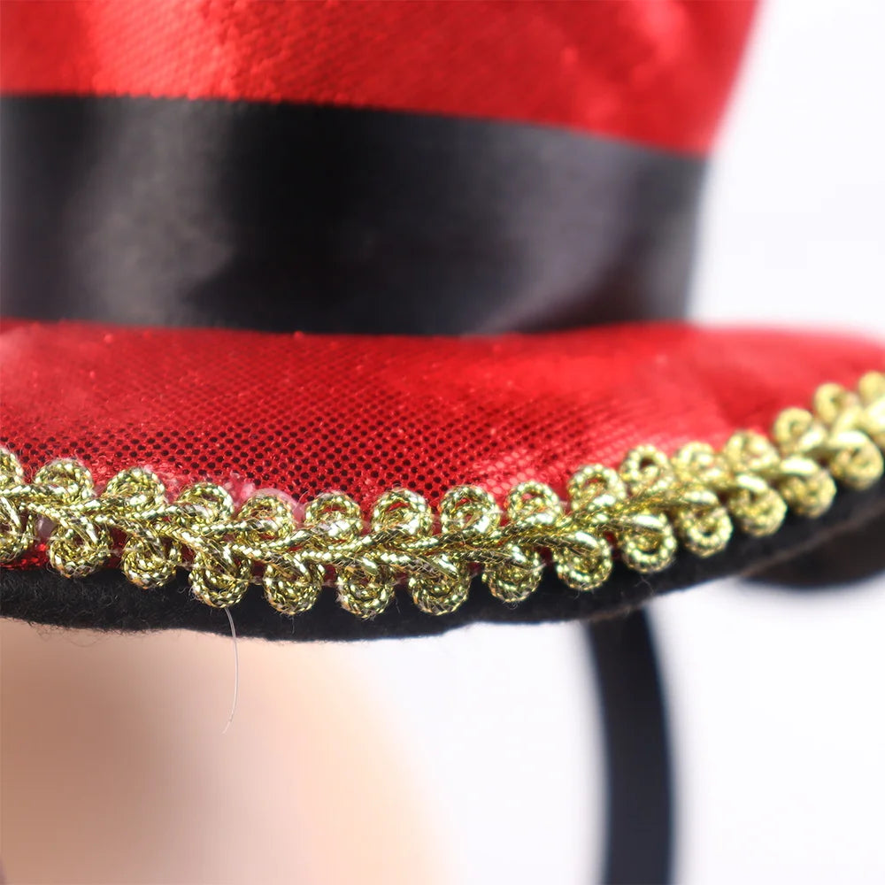 Halloween & Day of the Dead New Halloween Decorative Hat Circus Mini Top Hat Headband Costume Hat Headband Halloween Costume Party Cosplay