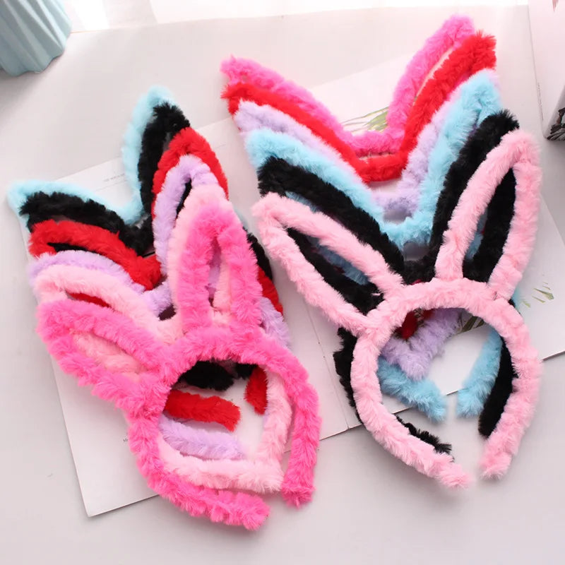 Easter and Thanksgiving 3 Cute Easter Bunny Ears Headband Bunny Cosplay Costume Accessories Easter Party Loves Soft Plush Bunny Ears Headband