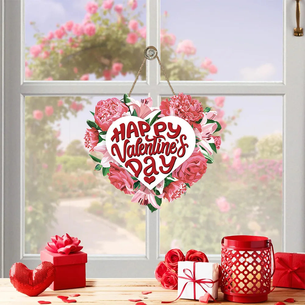 Wedding Party 0 Novelty Heart Flower Paper Door Hanger Handmade Wall Decoration Party Wedding Home Celebration
