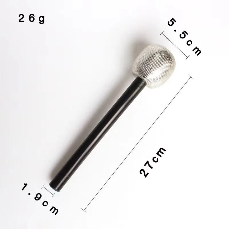 Halloween & Death Day 1pcs Themed Party Rockstar Cosplay Props Costumes Party Accessories Microphone Speaker Fake Karaoke Props Simulation Microphone