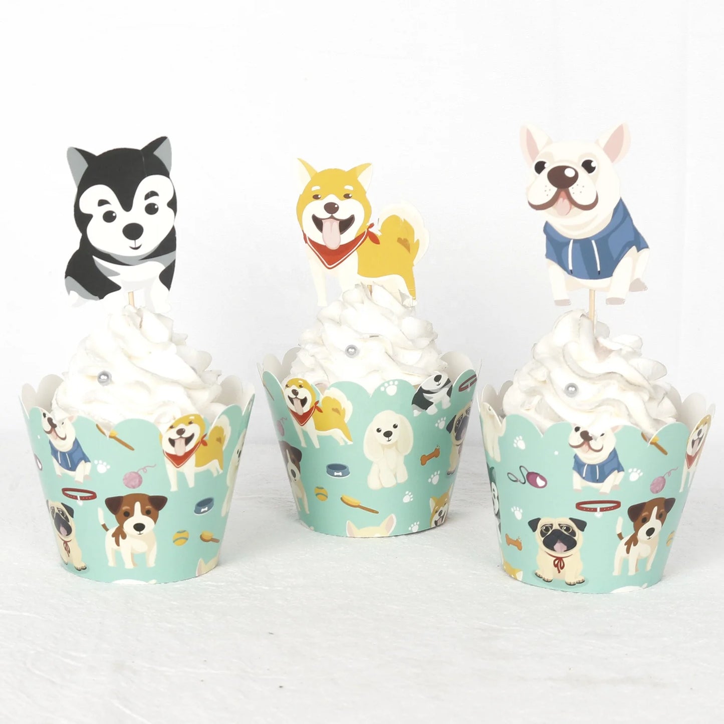 Birthday Party 2 Pet Birthday Party Supplies Tableware Set Claw Dog Children's Theme Disposable Birthday Party Supplies Dog Birthday Party Cake Gift Pack