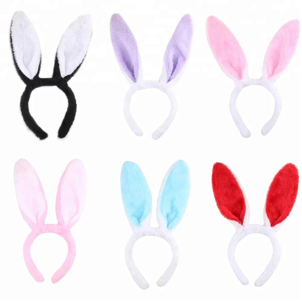 Costume Party Accessory Bunny Headband Rabbit Ear Hairband Easter Accessory