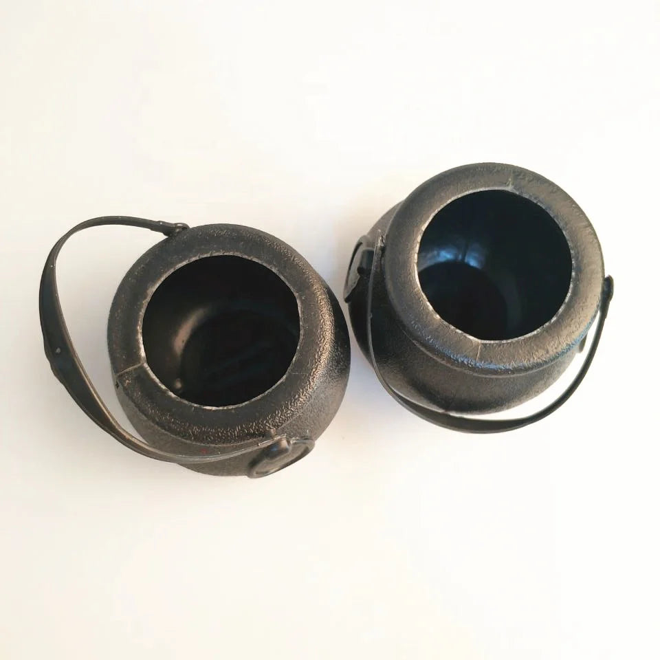 Halloween e Dia dos Mortos, Caldeirão de Doces Preto, Chaleira, Castelo Mágico, Novidade, Porta-Doces, Pote de Plástico, Decoração de São Patrício 