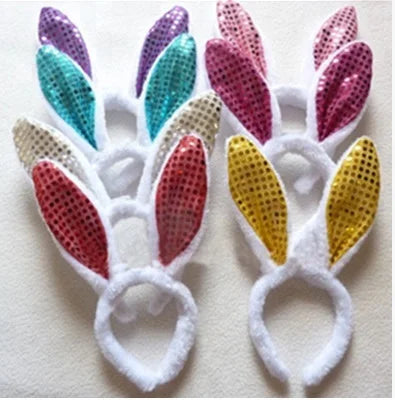 Costume Party Accessory Bunny Headband Rabbit Ear Hairband Easter Accessory