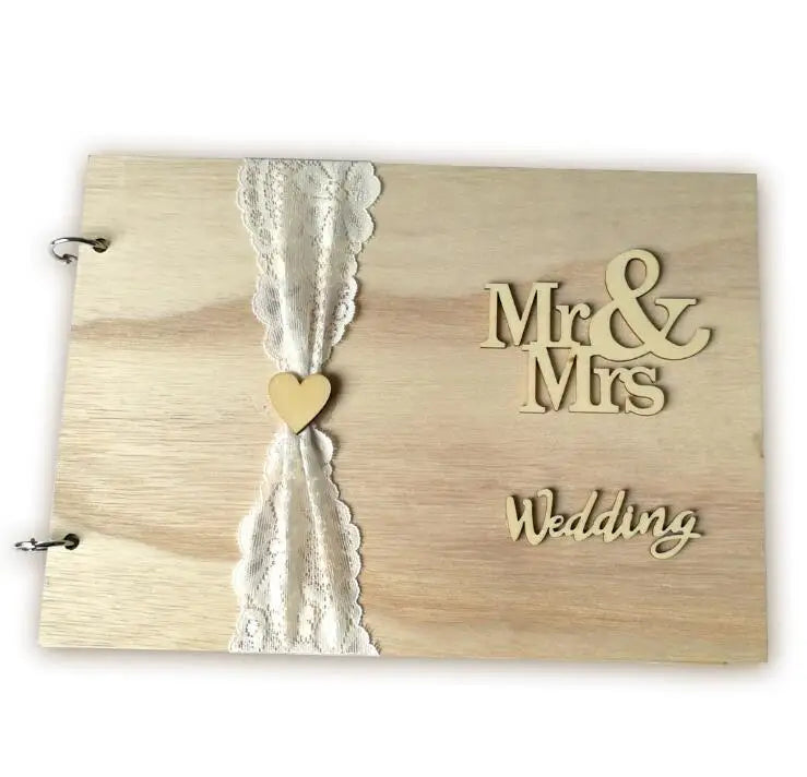 1 wedding party, album memory souvenir for wedding memory wedding gift engraved album gift for couple wooden wedding guestbook
