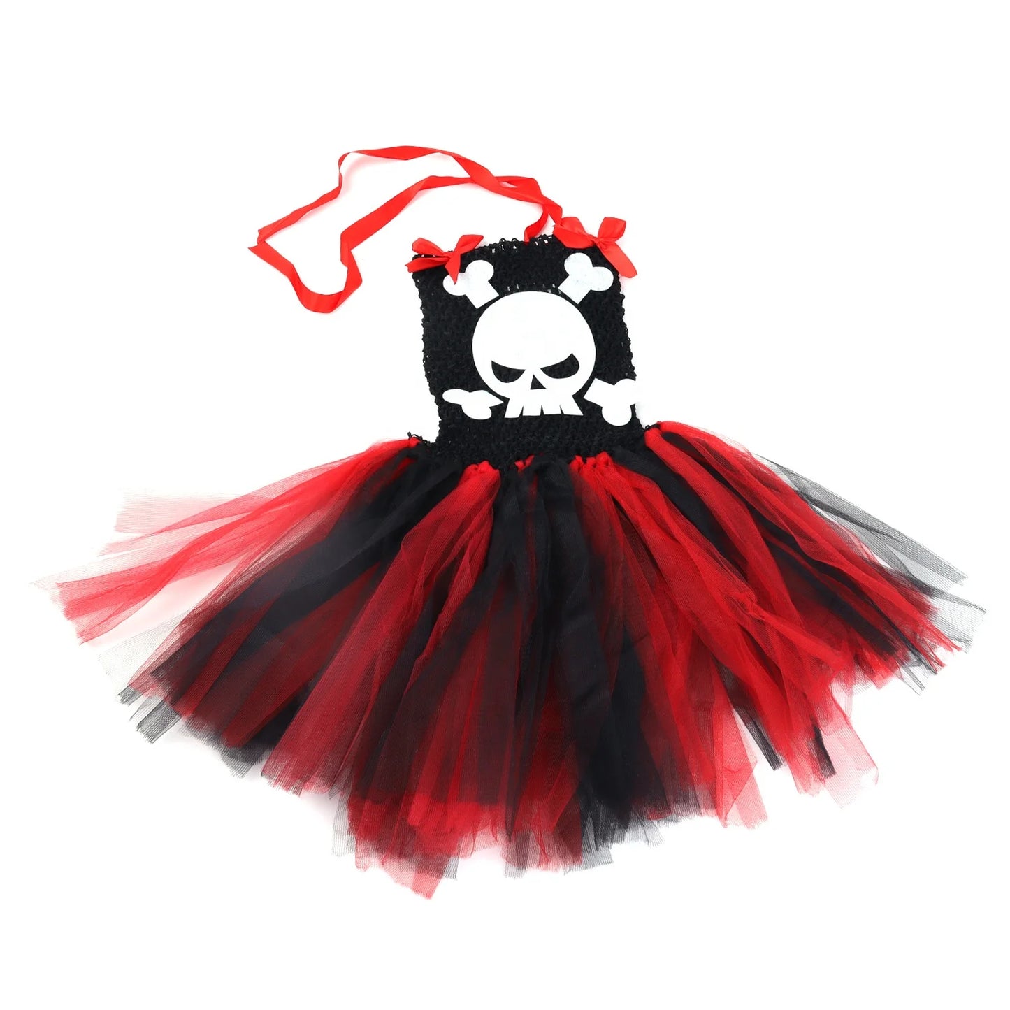 Halloween & Death Day Novelty Girl Costume Beautiful woman Skull Style Pirate Princess Dress Halloween Party Dress Up