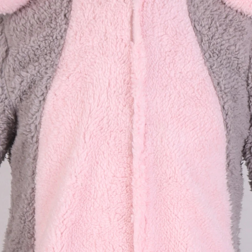 Halloween & Day of the Dead 115cm Baby Costume Kids Animal Elephant Baby Romper Cute Big Eared Animal Romper Baby Zip Romper