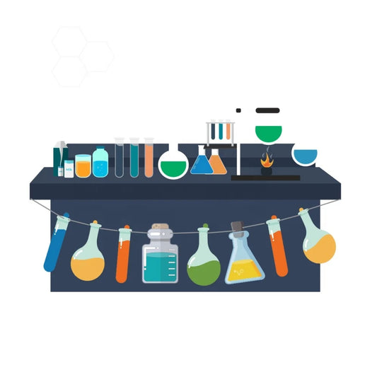 Birthday Party 2 Test Tube Banner Children's Birthday Party Mad Scientist Party Decorations Chemistry Lab Theme Support