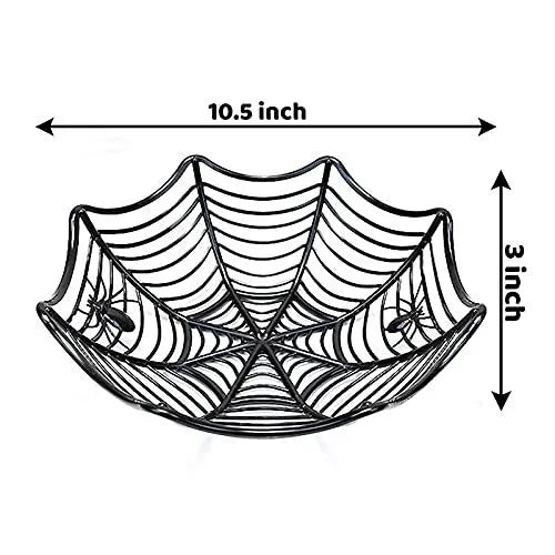 Halloween & Day of the Dead Storage Baskets Halloween Party Favors Plastic Hand Grab Candy Containers Spider Web Baskets Halloween Candy Rack Bowls