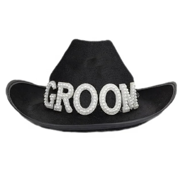 Bachelorette Party 1 Bride Becomes Cowgirl Final Disco Bachelorette Party Accessories Disco Cowgirl Cowboy Hat Bride Groom Cowgirl Cowboy Hat
