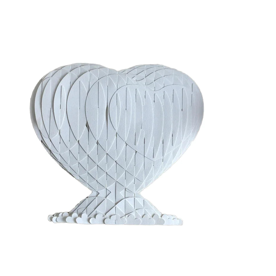 Wedding Party 0 Custom Heart Night Light Decoration Paper Carving Light Anniversary Home Decoration Desktop Decoration