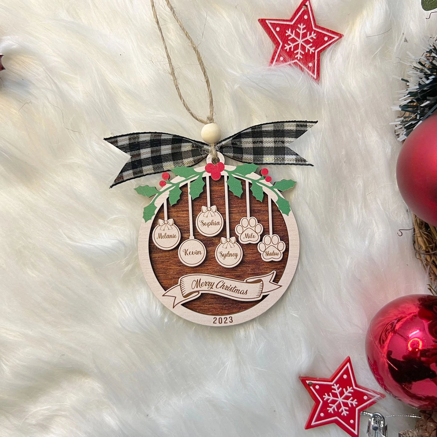 Cool Personalized Home Decorations 2024 Wooden Custom Christmas Decorations Gifts Custom Home Christmas Decorations