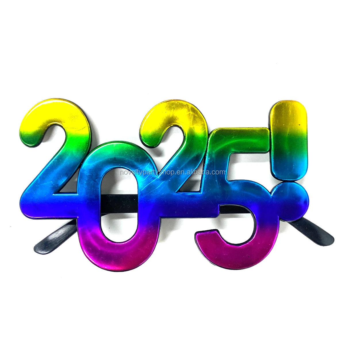 Happy New Year's Eve Glasses Fancy New Year's Party Glasses flash, and the delivery will automatically adjust the latest number of years.