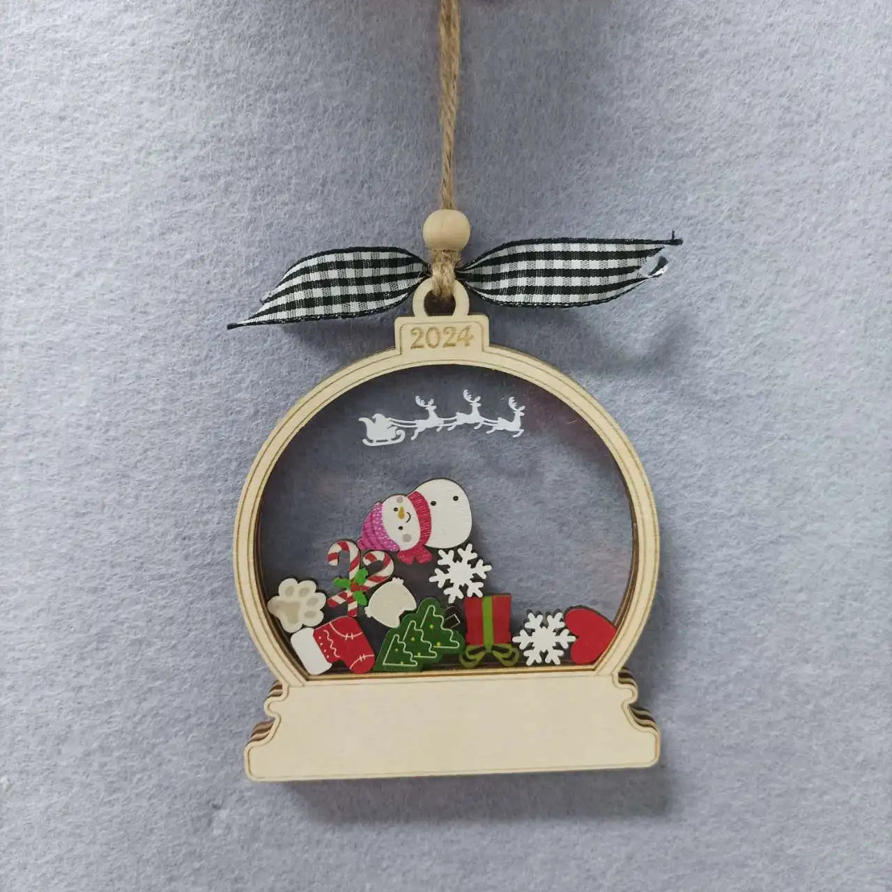 Personalized Gingerbread Hooded Family Christmas Ornaments, Custom Family Ornaments 2024 Cookie Ornaments Christmas Gifts