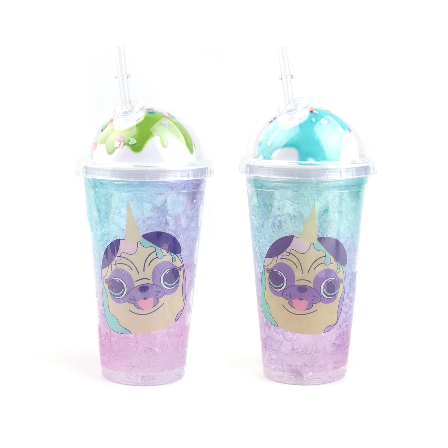 Birthday Party 2 Party Vendor Hot Sale 450ml Polystyrene Ice Cream Balls Pet Glitter Water Cup Back to School & Boys & Girls Summer Vacation