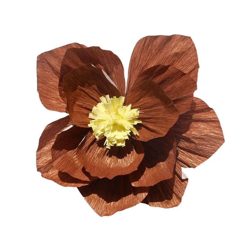 1 Wedding party, party background paper flower decoration supplies large peony leaf tape DIY hanging paper flower ball