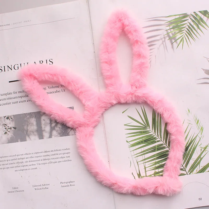 Easter and Thanksgiving 3 Cute Easter Bunny Ears Headband Bunny Cosplay Costume Accessories Easter Party Loves Soft Plush Bunny Ears Headband