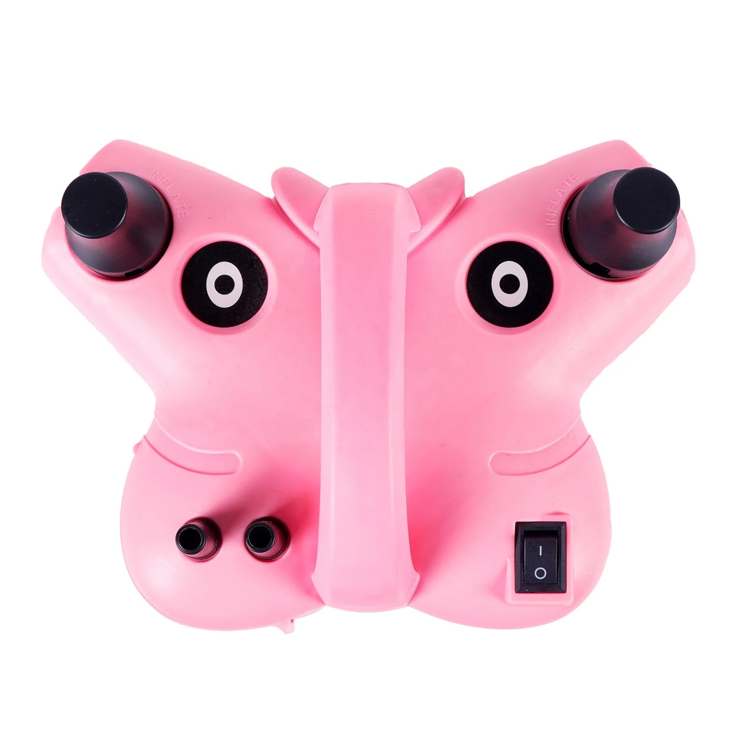 Bachelor Party 1 Air Electric Balloon Portable Pump Double Nozzle Pink Butterfly Air Pump