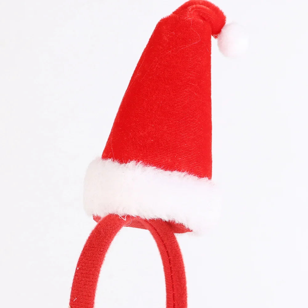 BSCI factory direct sales custom 2024 adult children's funny Santa Claus holiday party New Year's Santa Claus party headband