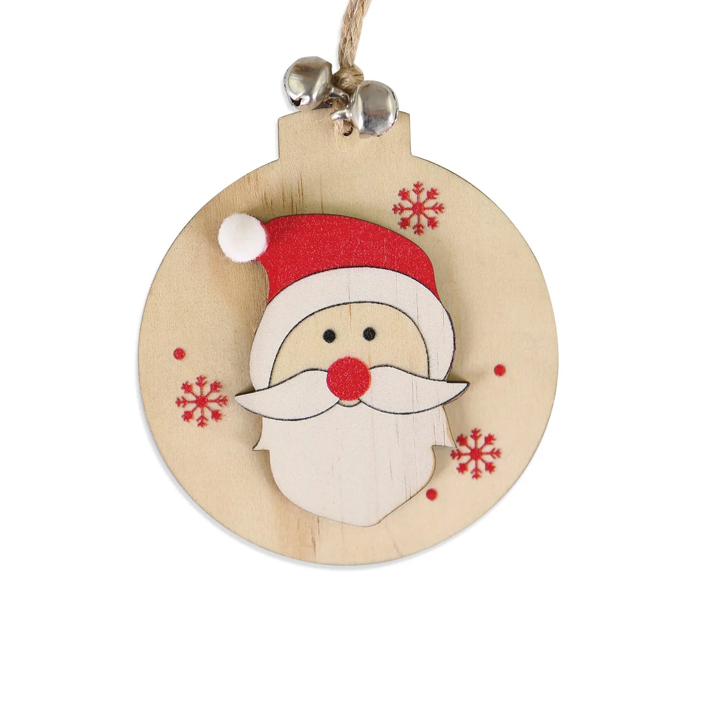Christmas decorations wooden pendant 5pcs can be customized Christmas gifts wooden decorations