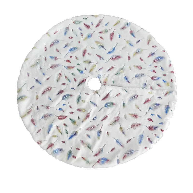 Christmas Tree Dress Christmas Ornaments Holiday Supplies Hot Sale Plush Tree Dress Pure Christmas Tree Dress Ornaments