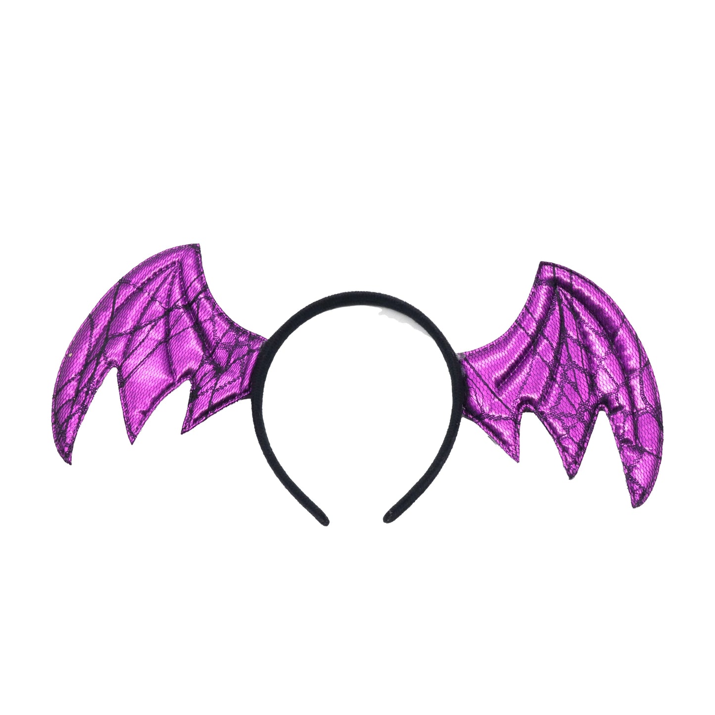 Halloween & Day of the Dead New Halloween Hair Accessories Free Size Headband Shiny Red Purple Bat Headband Halloween Party Costume Ornament