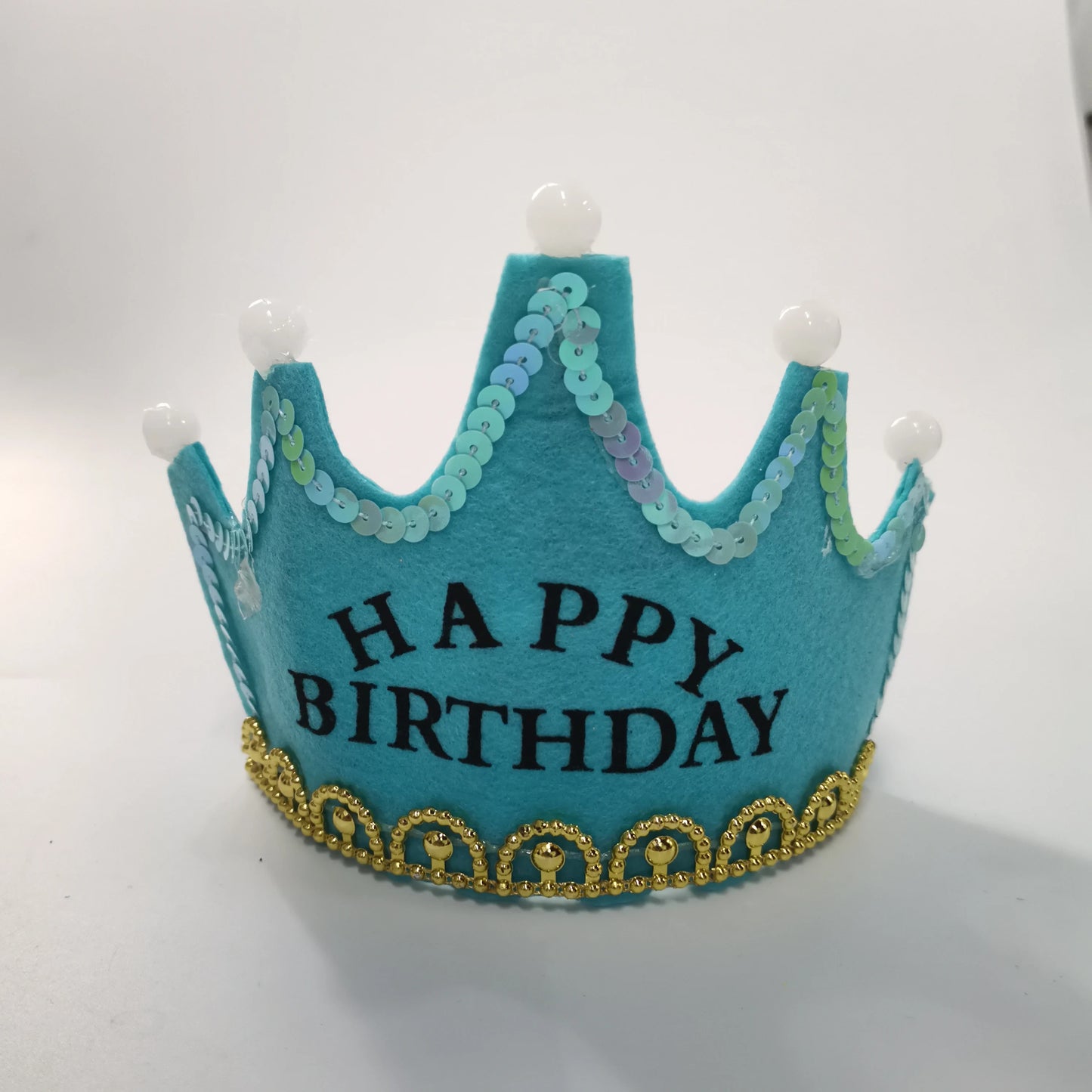 Birthday Party 2 Accessories LED Flash Headwear Headband Kids Princess Crown Headband Clothing LED Happy Birthday Headwear