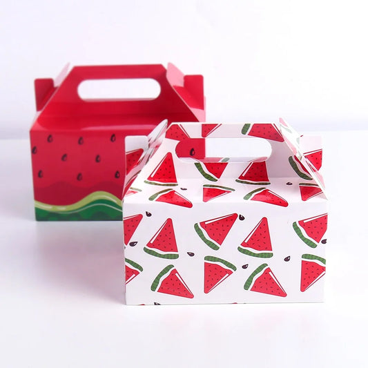 Watermelon Party Supplies Summer Party Candy Box Gift Bag Candy Gift Box