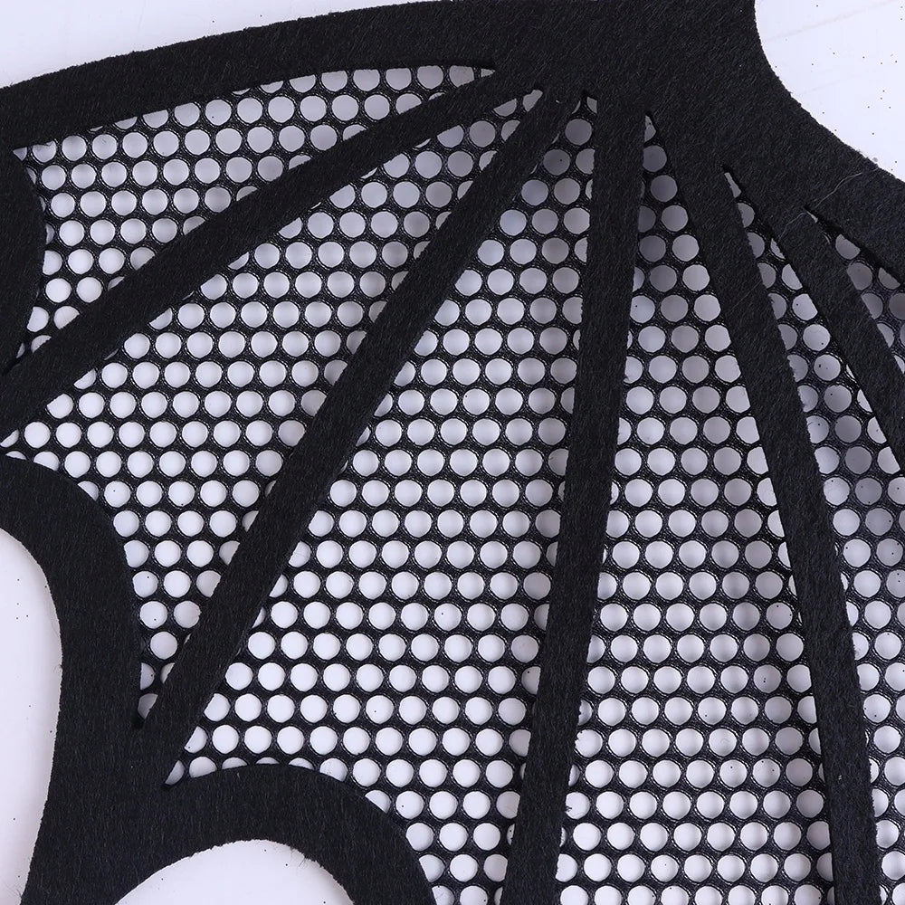 Halloween & Day of the Dead Bat Costume Set Bat Wings Skirt Set and Magic Wand Skirt Halloween Dress Up Cosplay