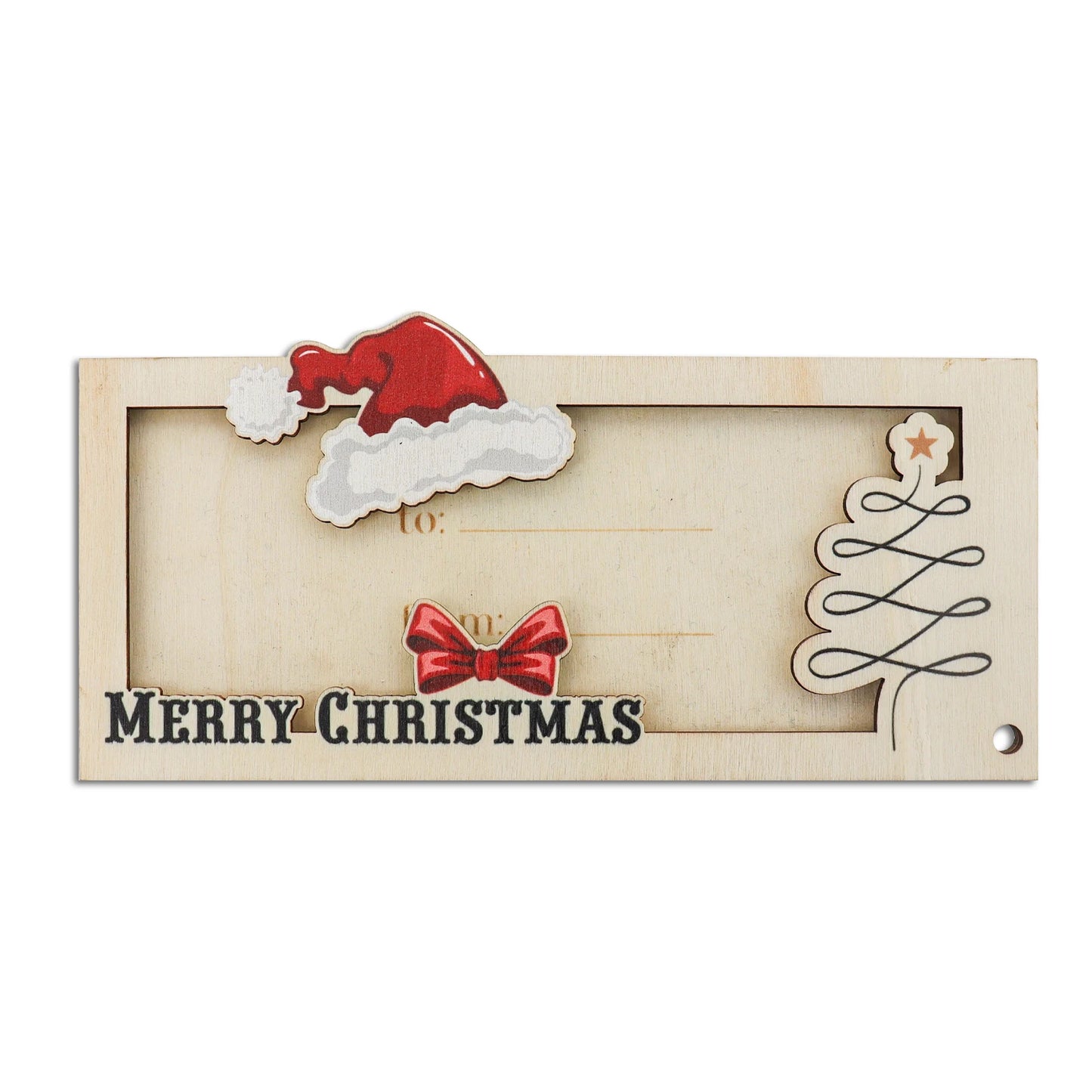 Wooden Crafts, Custom Laser Cut Wooden Christmas Stockings Ornaments XAMS Gifts - Personalized Card Holder Christmas Ornaments