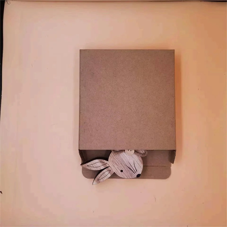 Páscoa e Ação de Graças 3 Novos Enfeites de Coelho de Cor Luminosa para Escritório em Casa Decoração de Páscoa com Diodo Emissor de Luz para Páscoa Artesanato em Madeira Iluminação de Coelho de Madeira 