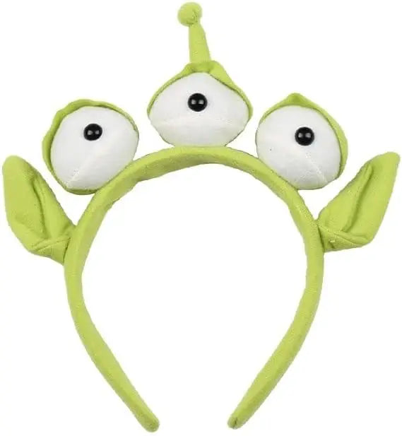 Birthday Party 2 Three-Eyed Alien Monster Headband Plush Cute Headband Headgear Halloween Party Girls Kids Show