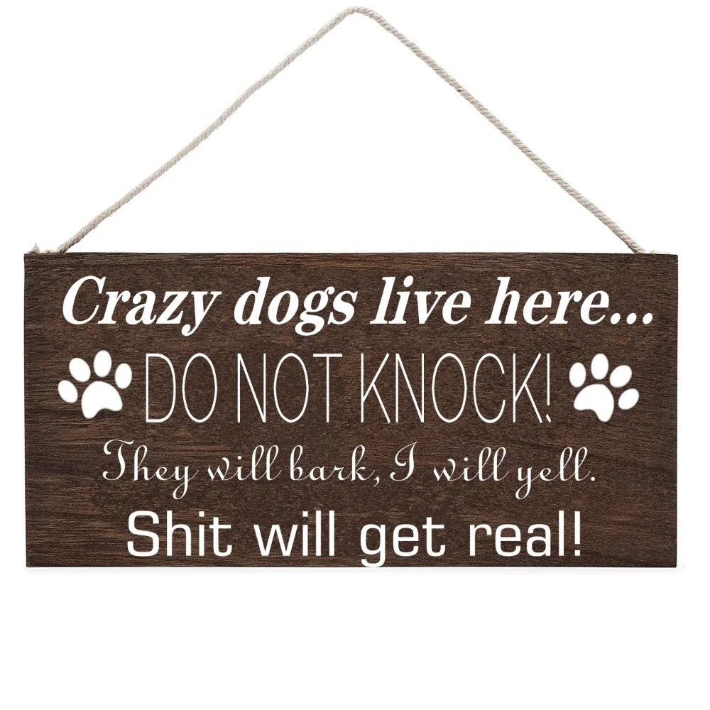 Pet festival, the baby sleeps to sign for the front door, please do not knock or ring the bell, which breaks the dog does not ring the doorbell sign.