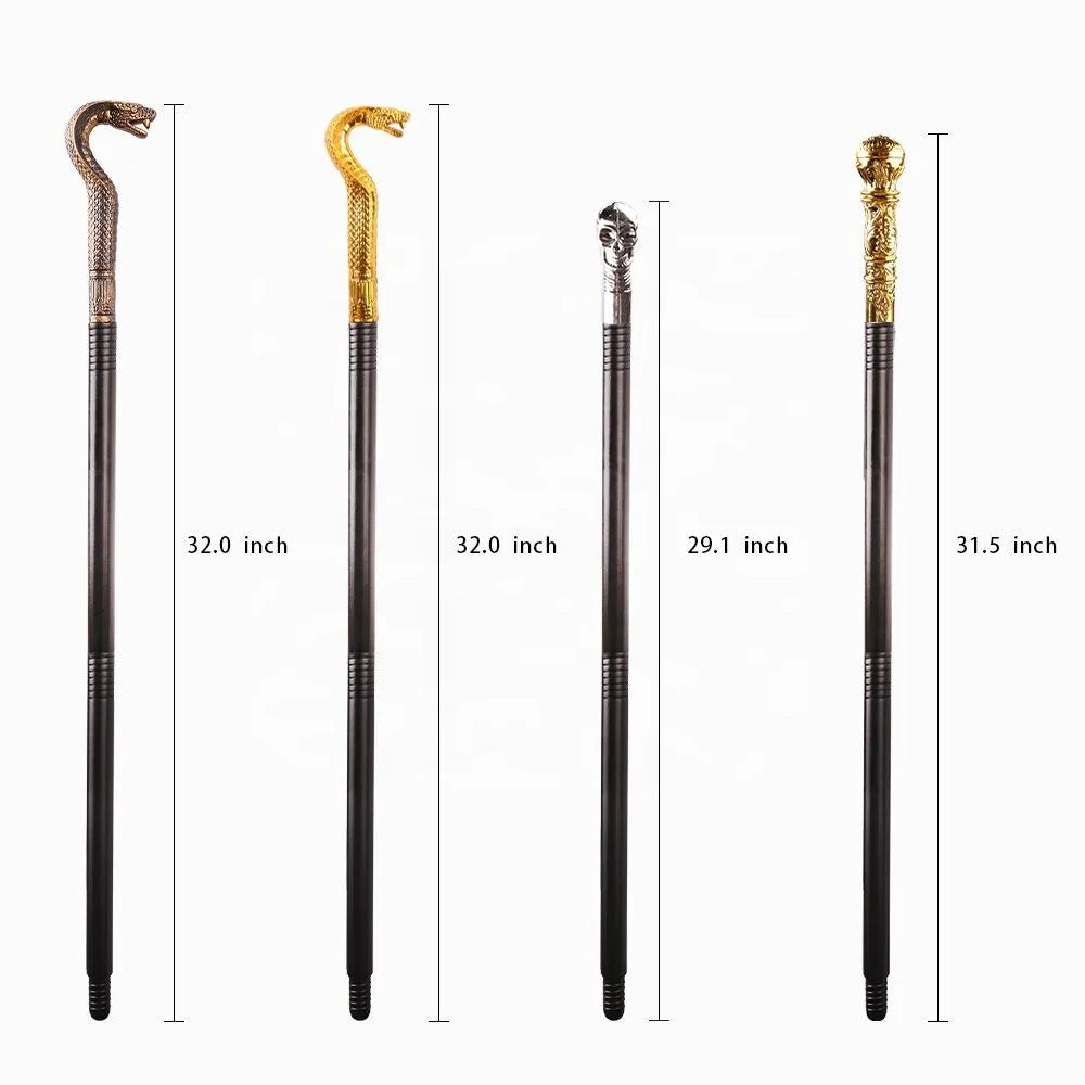 Artigos para festa de Halloween e Dia dos Mortos Acessórios de Halloween Bengala de esqueleto Bengala de cobra Cetro do rei 