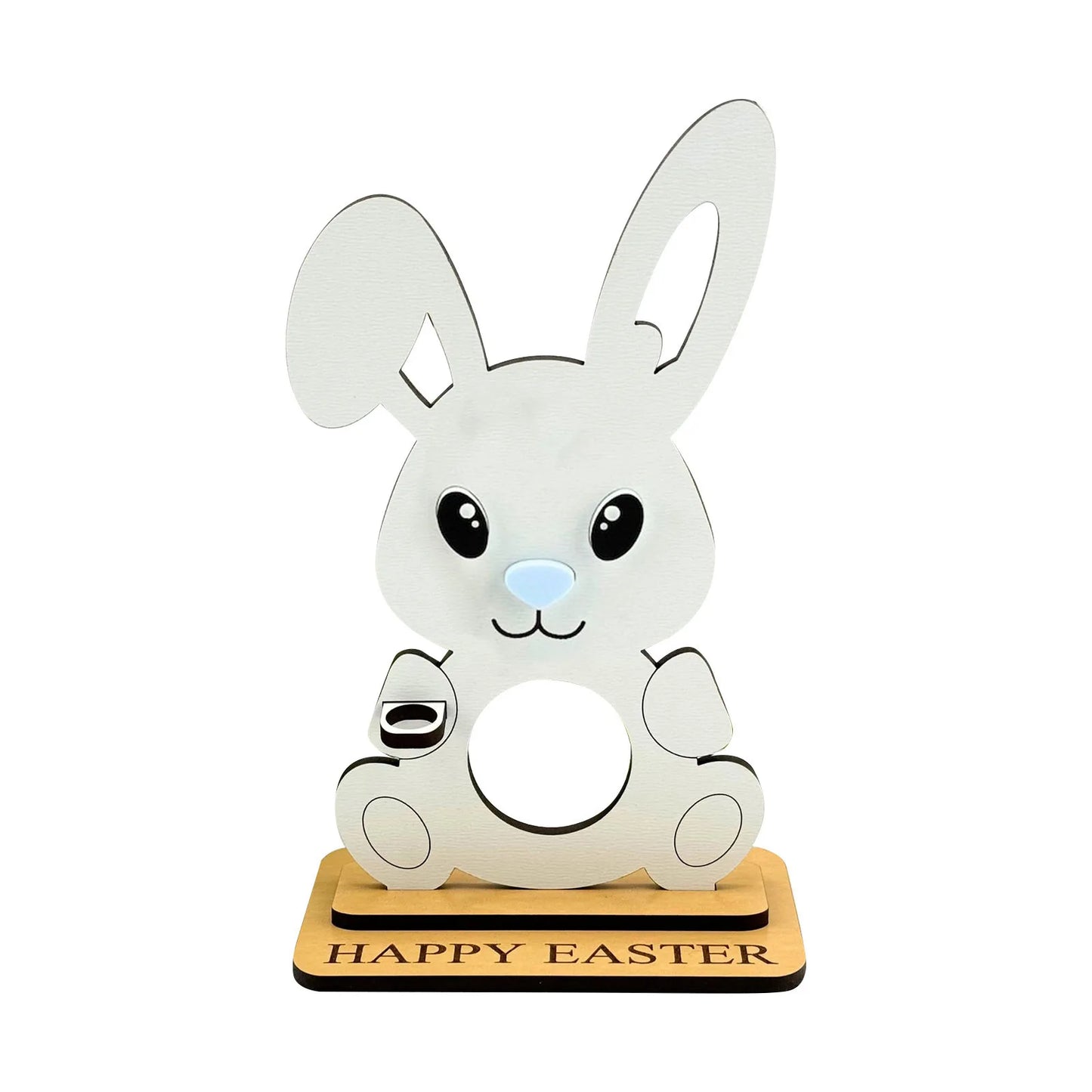 Easter and Thanksgiving 3 Personalized DIY Named Easter Wallet Ornament Easter Bunny Layered Cake Wallet Gift Ornament Cute Bunny Wallet Storage Gifts