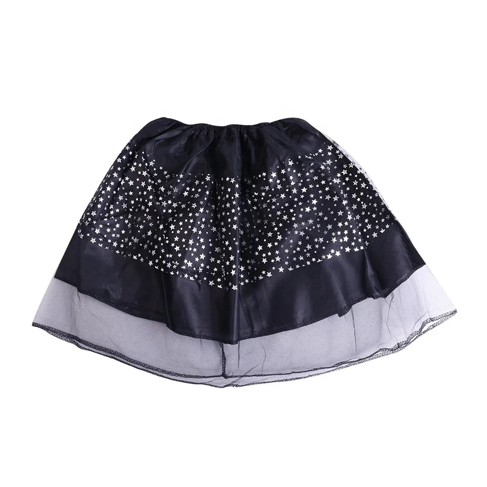 Halloween & Day of the Dead Black Fairy Tutu Wings Headband Dress Up Set Black Butterfly Costume Halloween Girl Costume