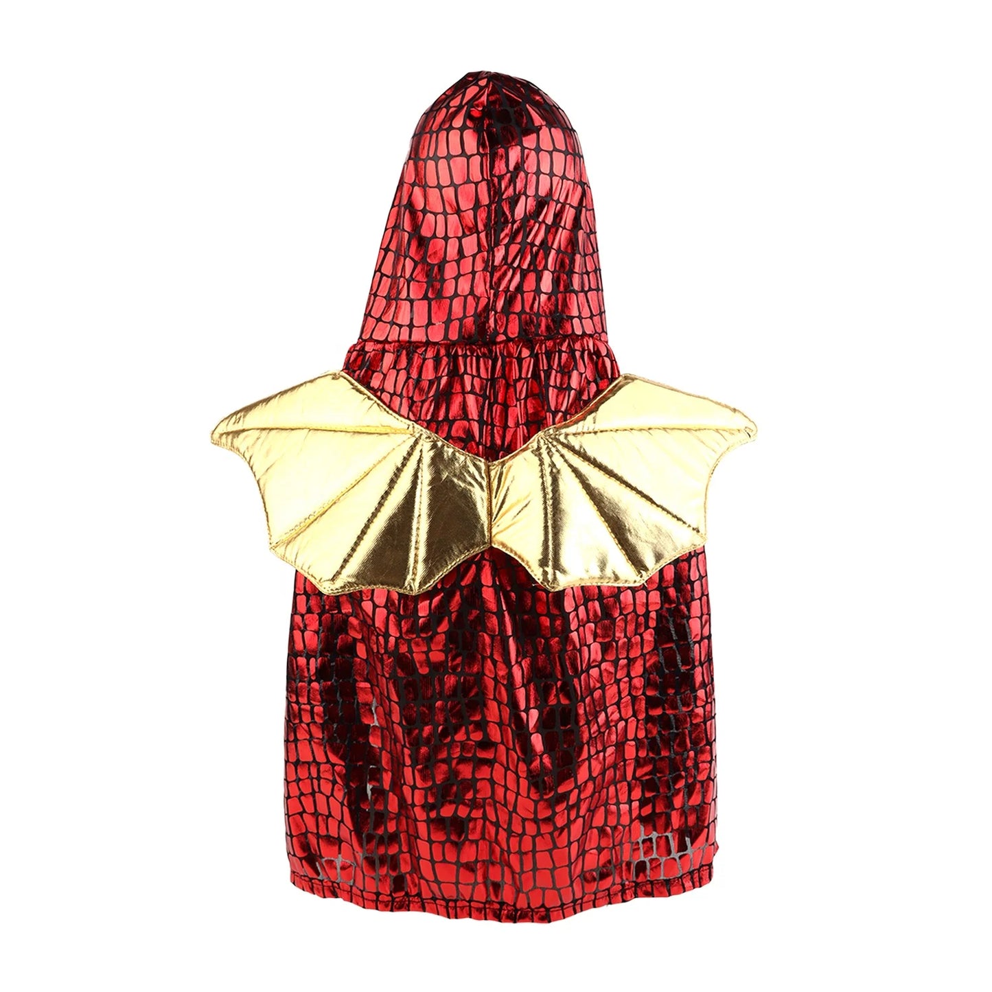Halloween &amp; Day of the Dead Kids Cape Cosplay Costume Cute Dinosaur Design Costume Cape Red Dragon Cape 