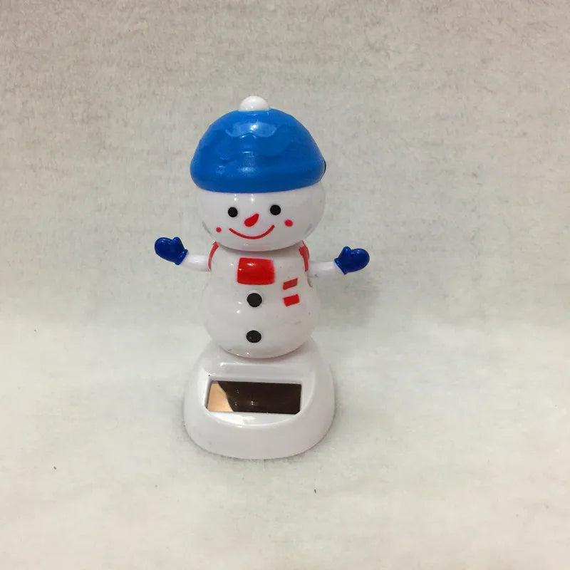 2020 new arrivals creative solar swing doll shaking head Christmas gift car ornament Christmas gift