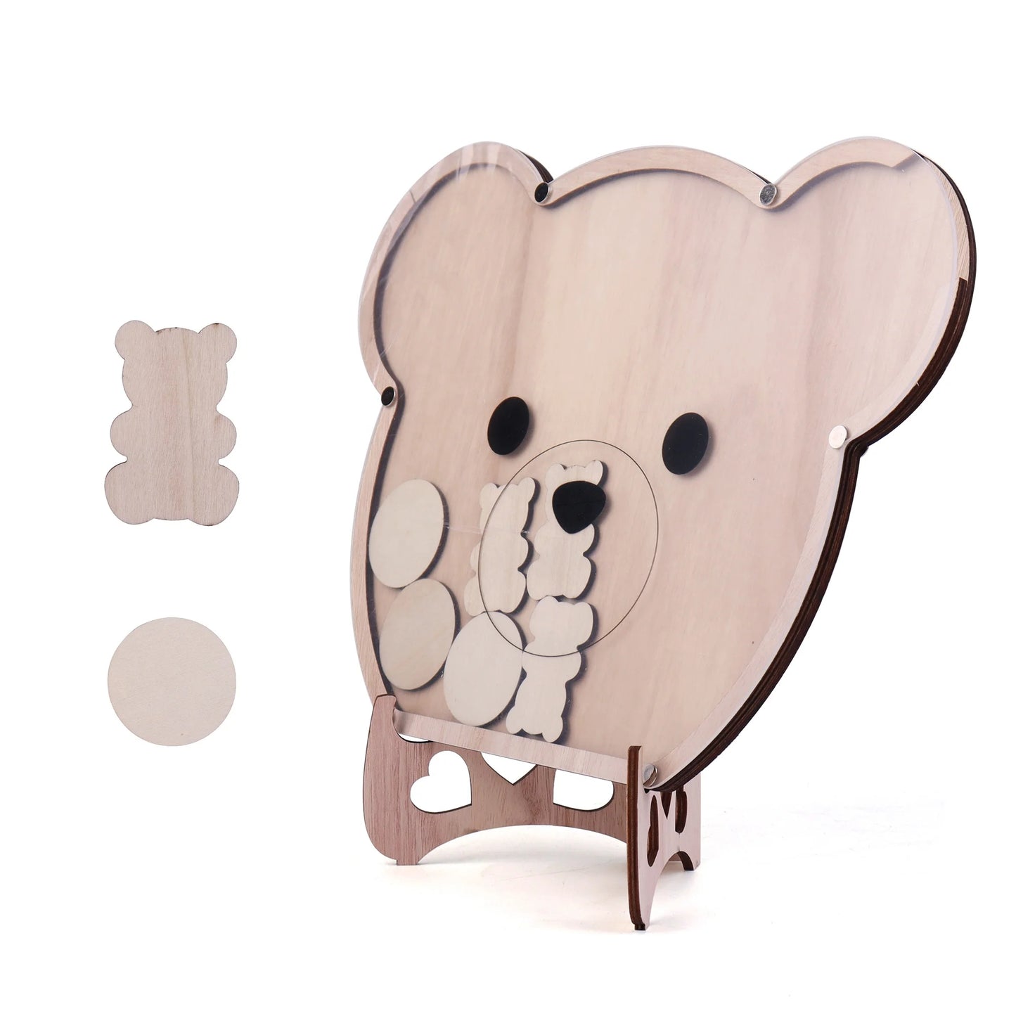 Birthday party custom baby shower signature logo memorable baby shower drop box and guestbook logo