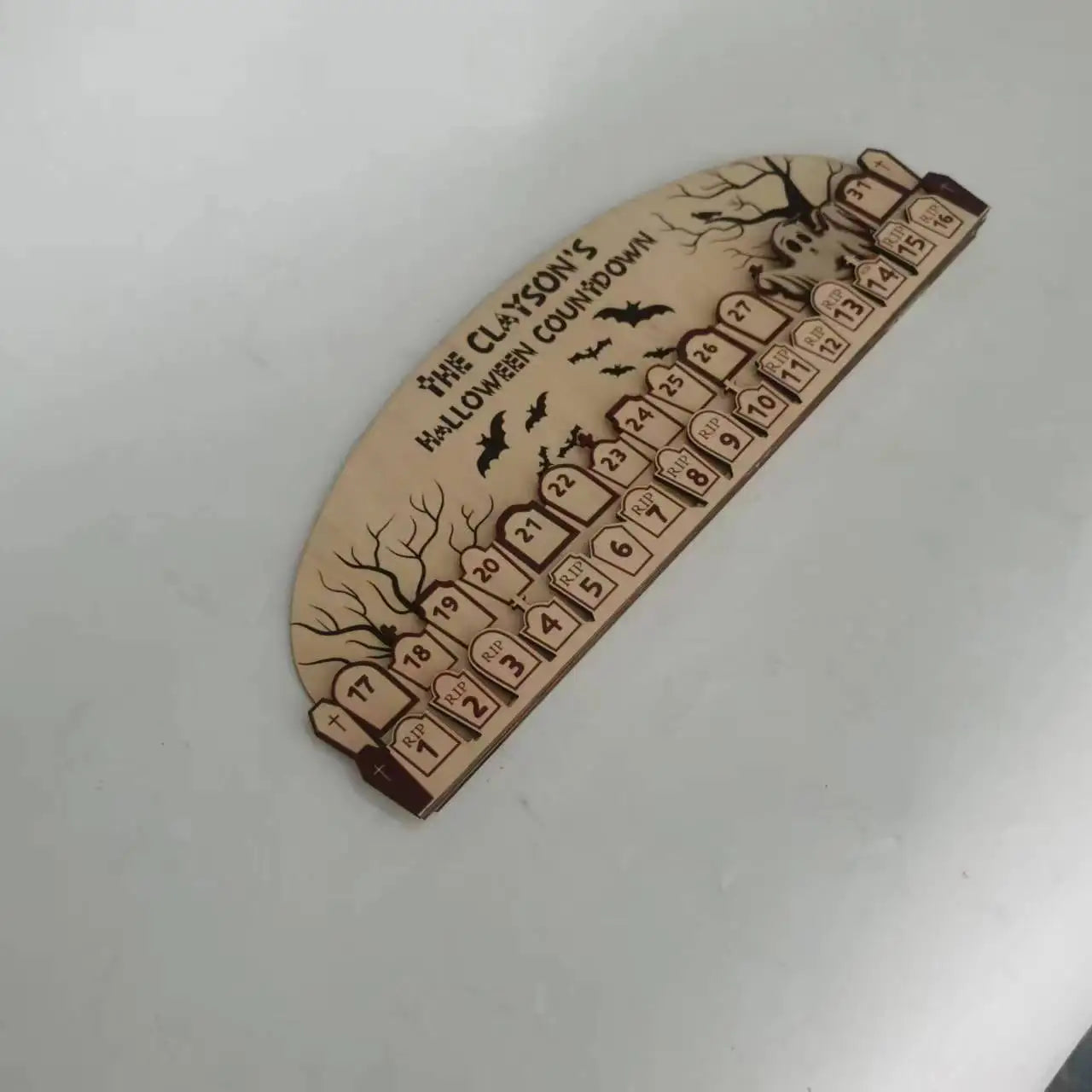 Halloween & Death Day Home Decoration Ghost Countdown Calendar Halloween Countdown Decoration Table Decoration Ghost Witch Decoration New Products