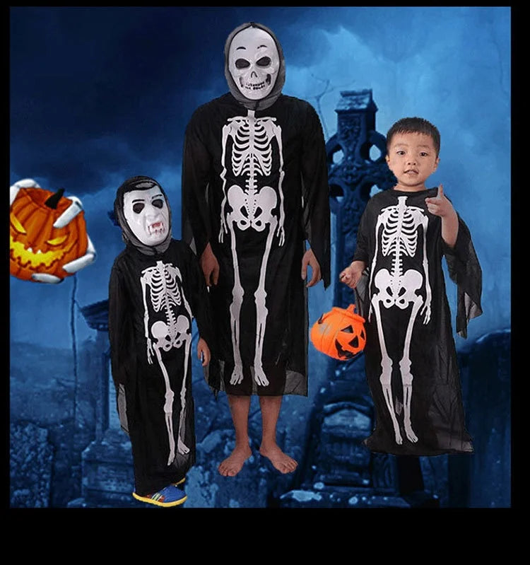 Halloween & Day of the Dead Party Adult Reaper Black Cape Cosplay Party Cosplay Ghost Accessory Set Halloween Costume Prop Set