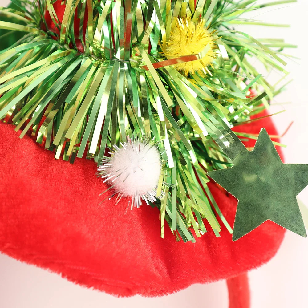 BSCI Pop 2024 High Quality Christmas St. Patrick's Day Party Beautiful Confetti Christmas Tree Gift Box Spring Headband