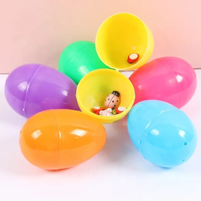 Easter and Thanksgiving 3 Factory Supply Quality Empty Plastic Easter Eggs Surprise Toys Decorative Easter Eggs